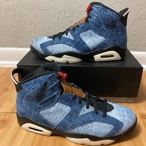 Nike Air Jordan Retro 6 Washed Denim Size 12